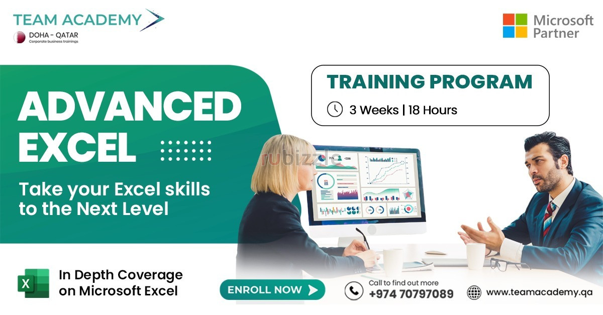 Advanced Excel – 1-to-1 Training (Qatar & Online)