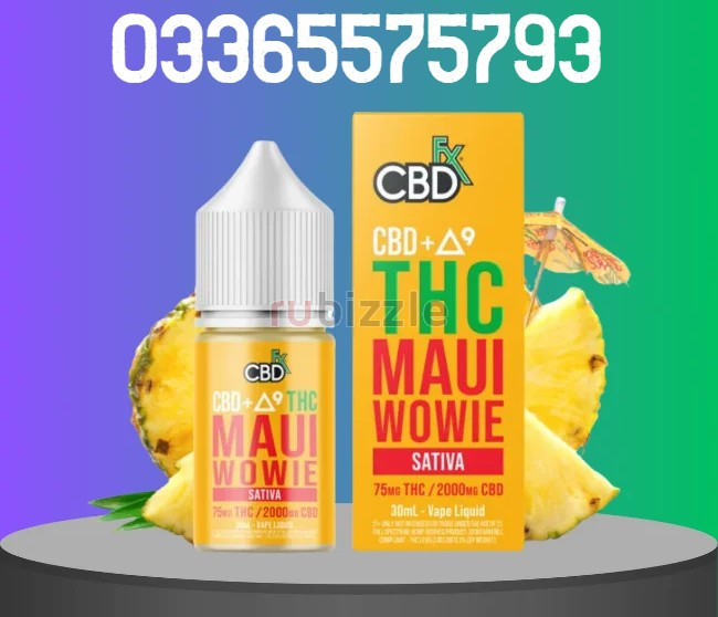 THC Vape Juice: CBD + Delta-9 Maui Wowie – Sativa In Pakistan