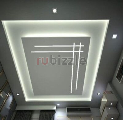 Gypsum Board Decor on Ceiling,Partition & Wall Moulding Work etc.+974-