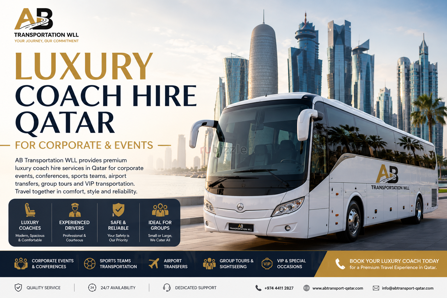 Luxury Coach Hire Qatar