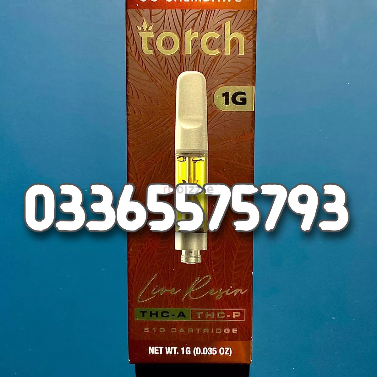 Torch THCA & THCP Live Resin Cartridge 1g in Karachi