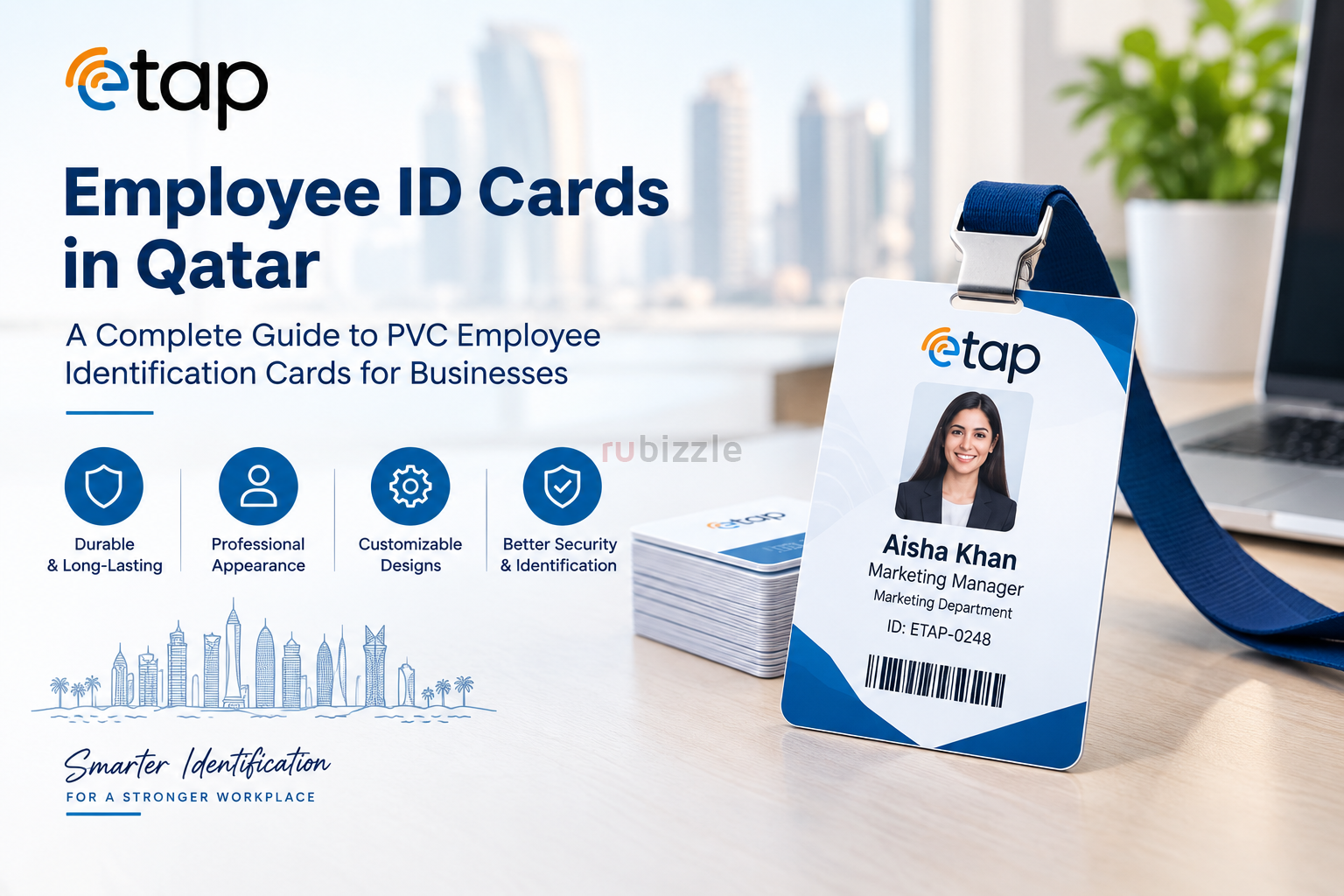 Employee ID Cards in Qatar – Custom PVC Staff ID Cards for Businesses