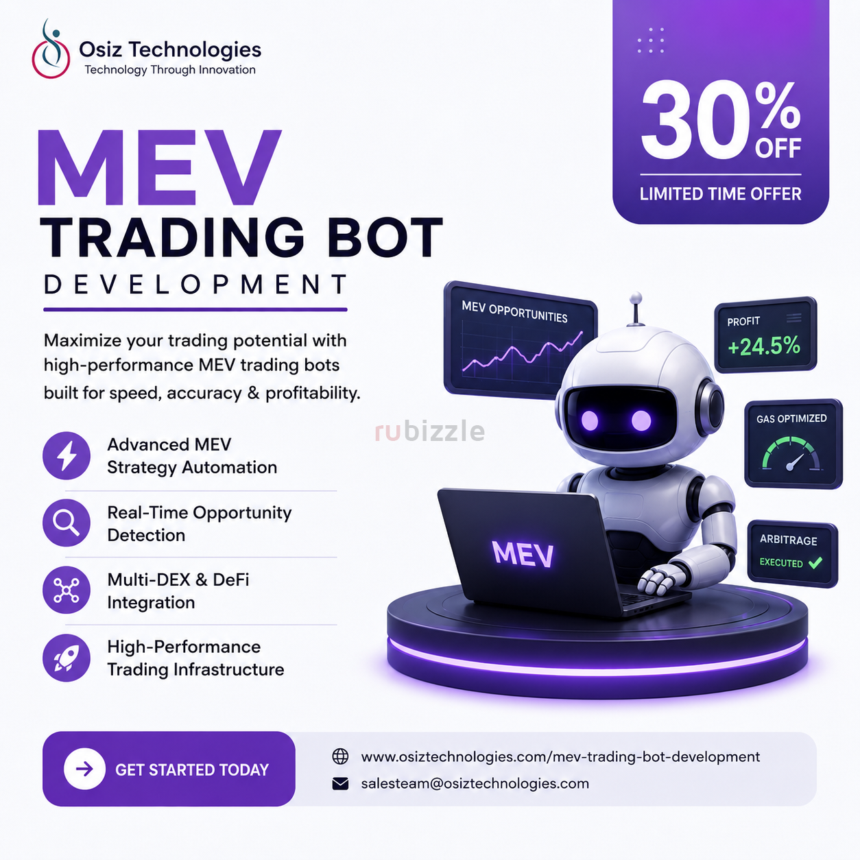 Maximize Your Trading Potential with 30 OFF MEV Trading Bot Developmen